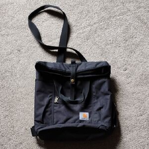 Carhartt Black Convertible Tote **FREE SHIPPING**